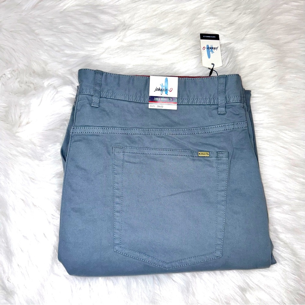 johnnie-O Men’s Sawyer Pants. Size 38 x 32. Color is Cloudbreak. NWT.